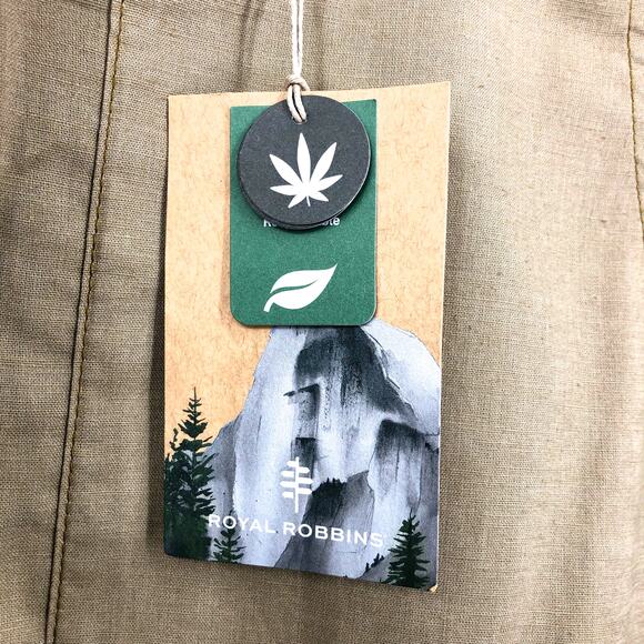 ROYAL ROBBINS Men's Hempline Shorts Size 40 Tan True Khaki 10" Inseam NWT - Picture 13 of 16